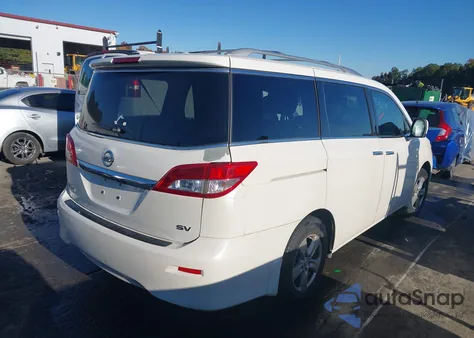2012 Nissan Quest Sv из США, поврежденный, VIN JN8AE2KP9C9030260